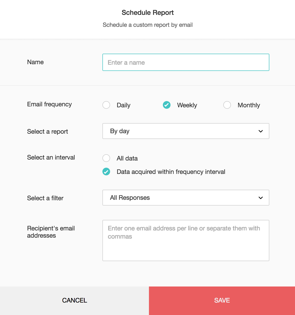 Scheduled Reports Scheduled Reports