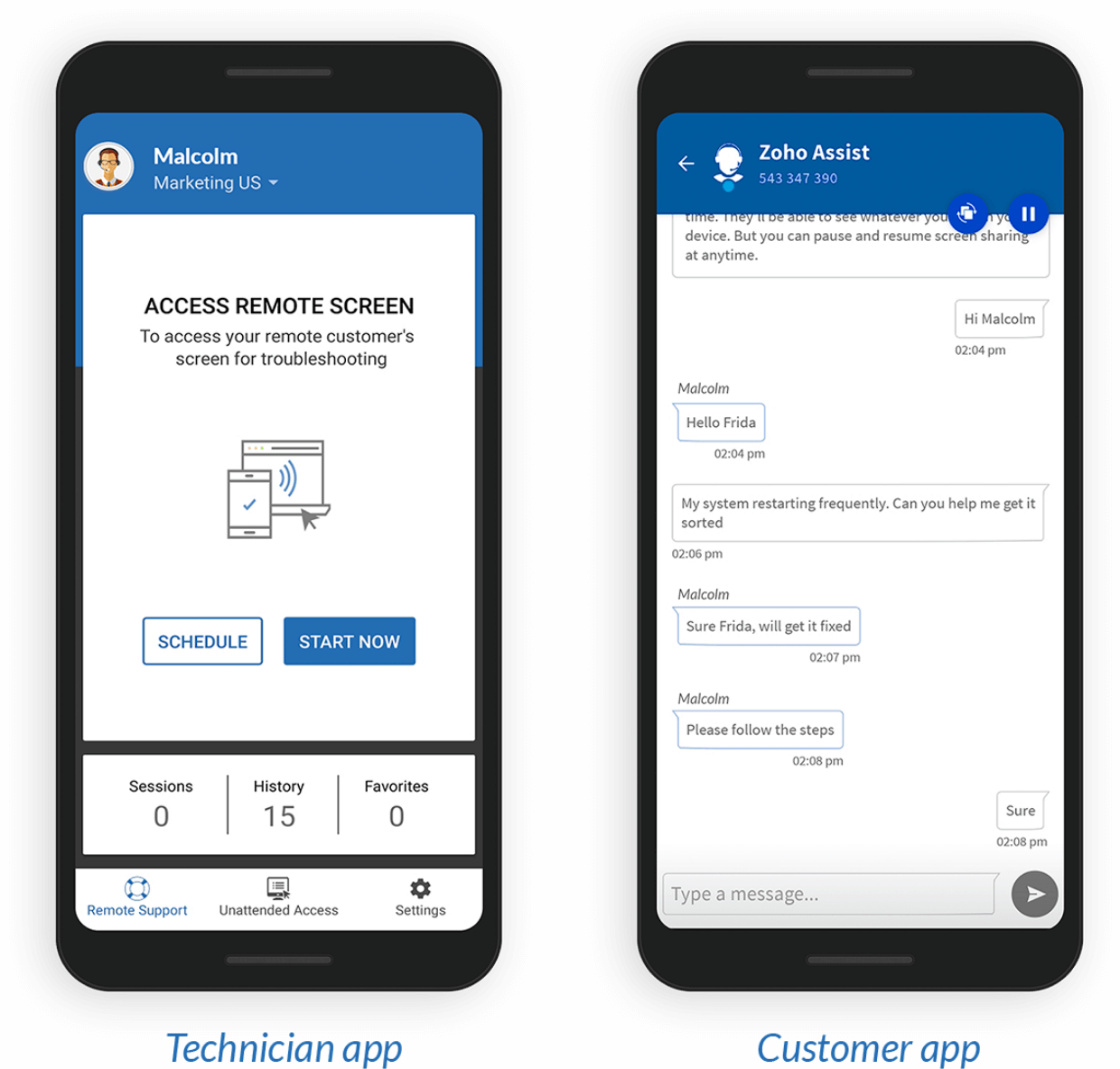 Remote desktop app - Zoho Assist