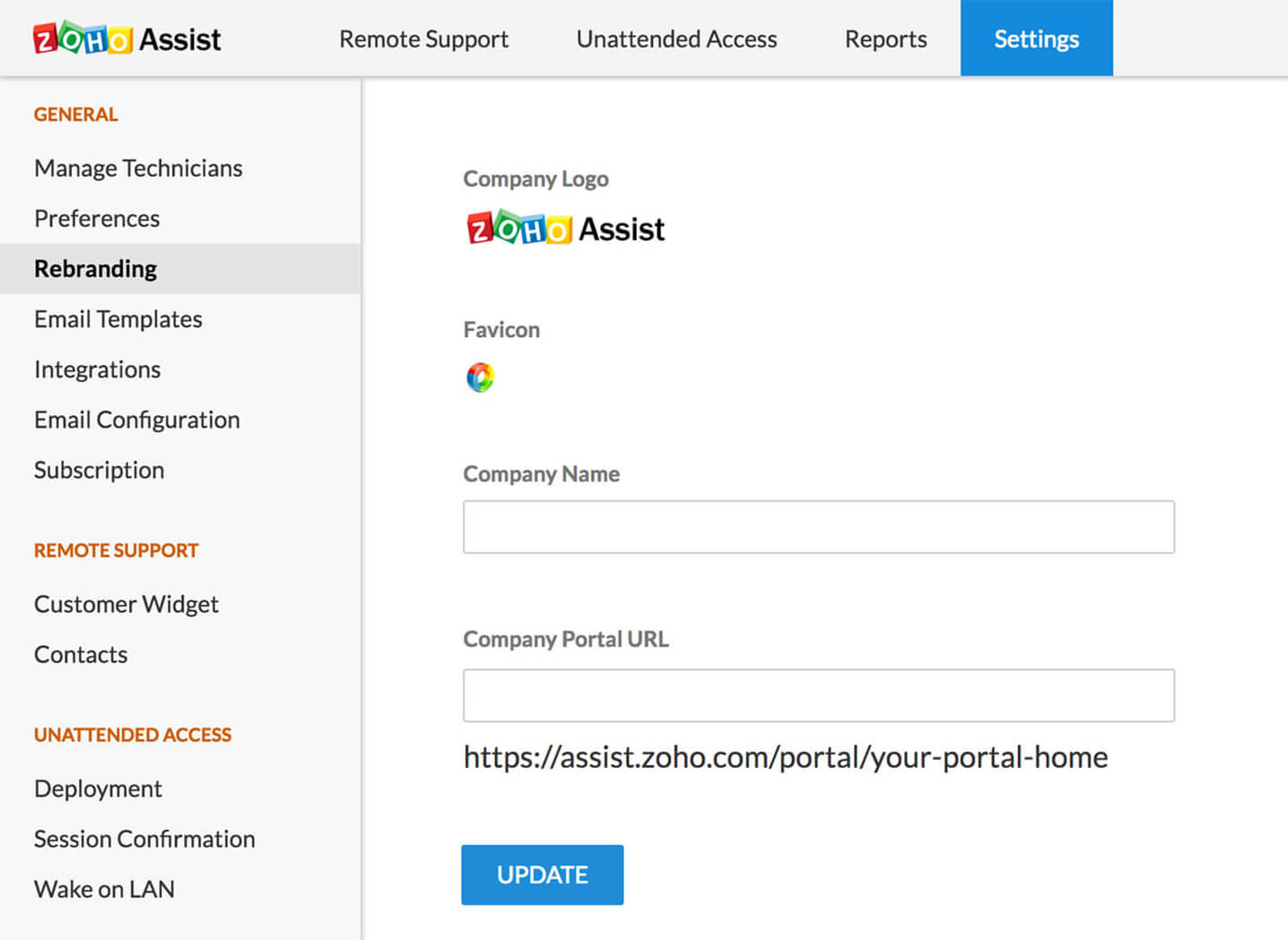 Remote Desktop Access - Zoho Assist