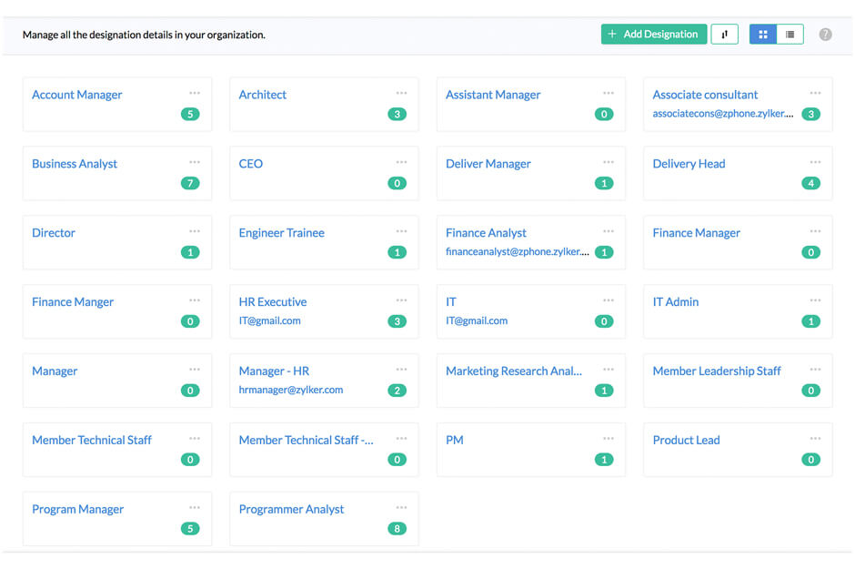 Zoho People 员工入职
