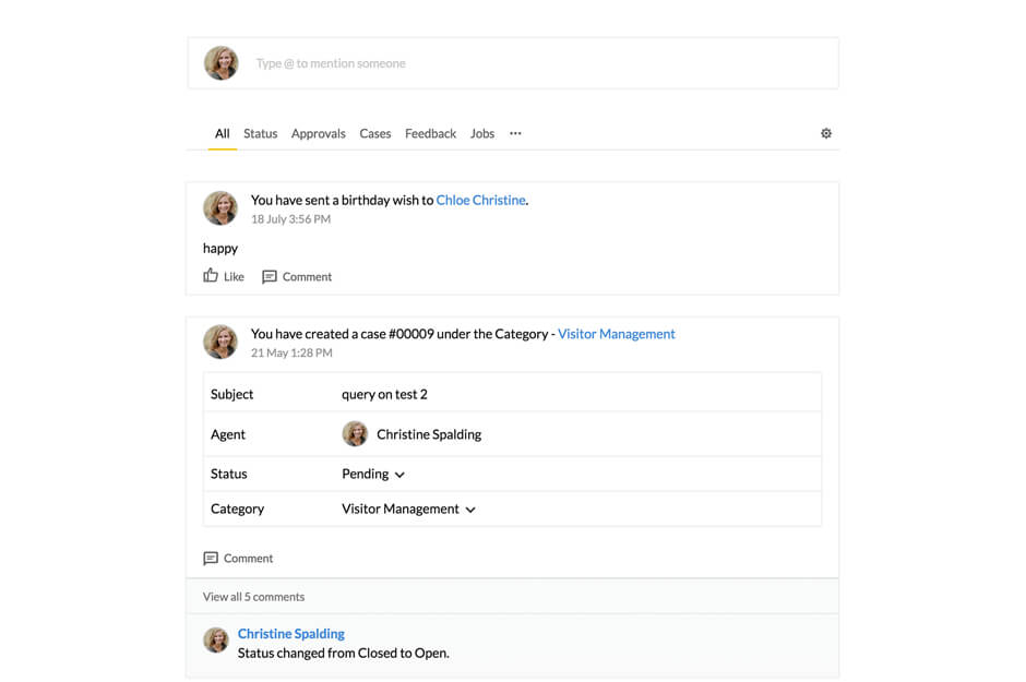 Zoho People 员工入职