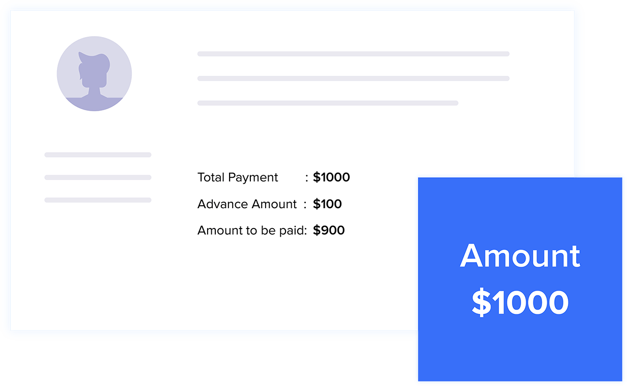 Advance Payements for Projects - Accounting Software for Project Management & Timesheets | Zoho Books