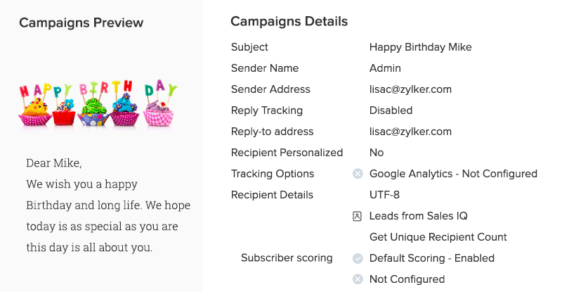 Zoho Campaigns - 在线课程