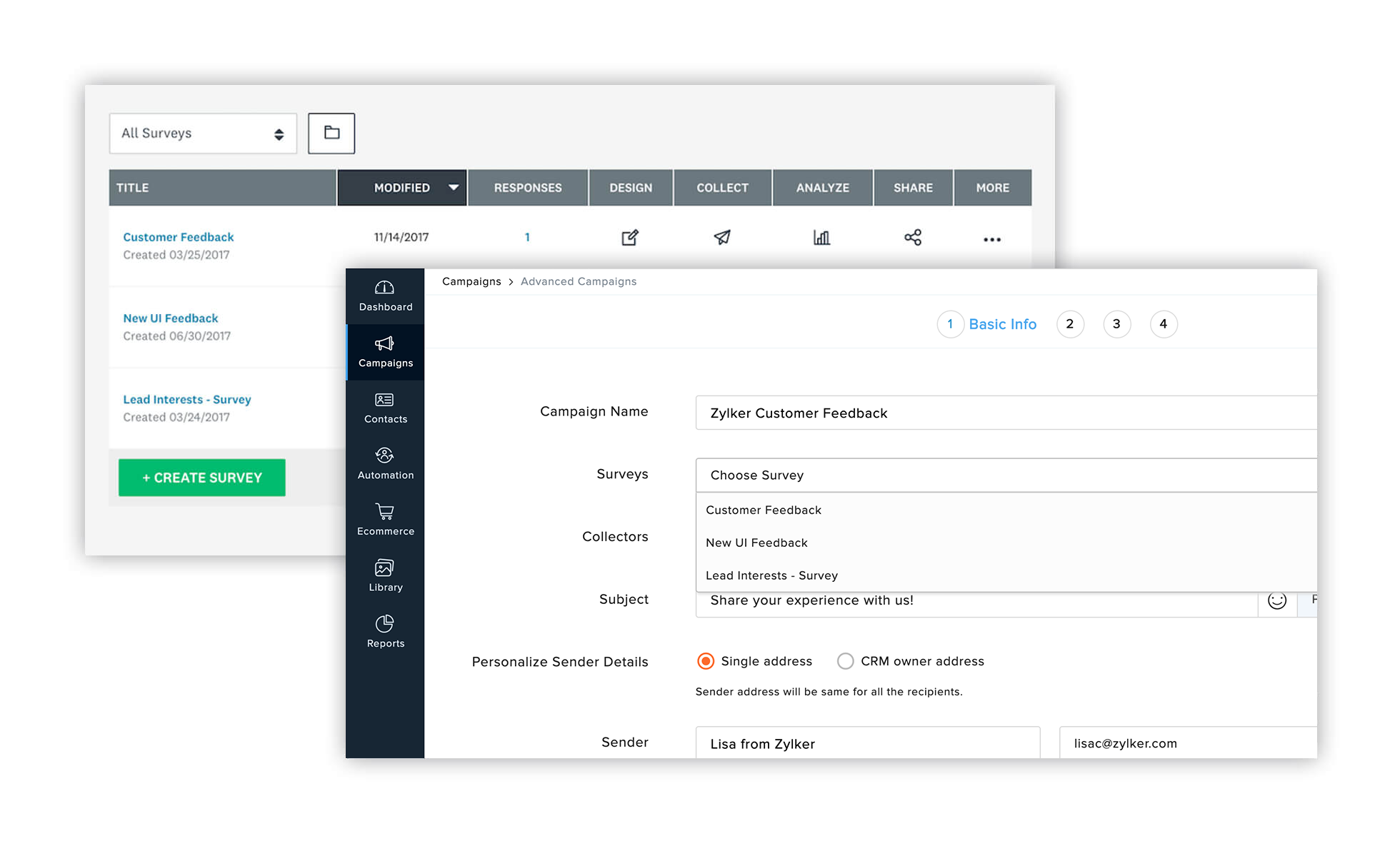 surveymonkey integration