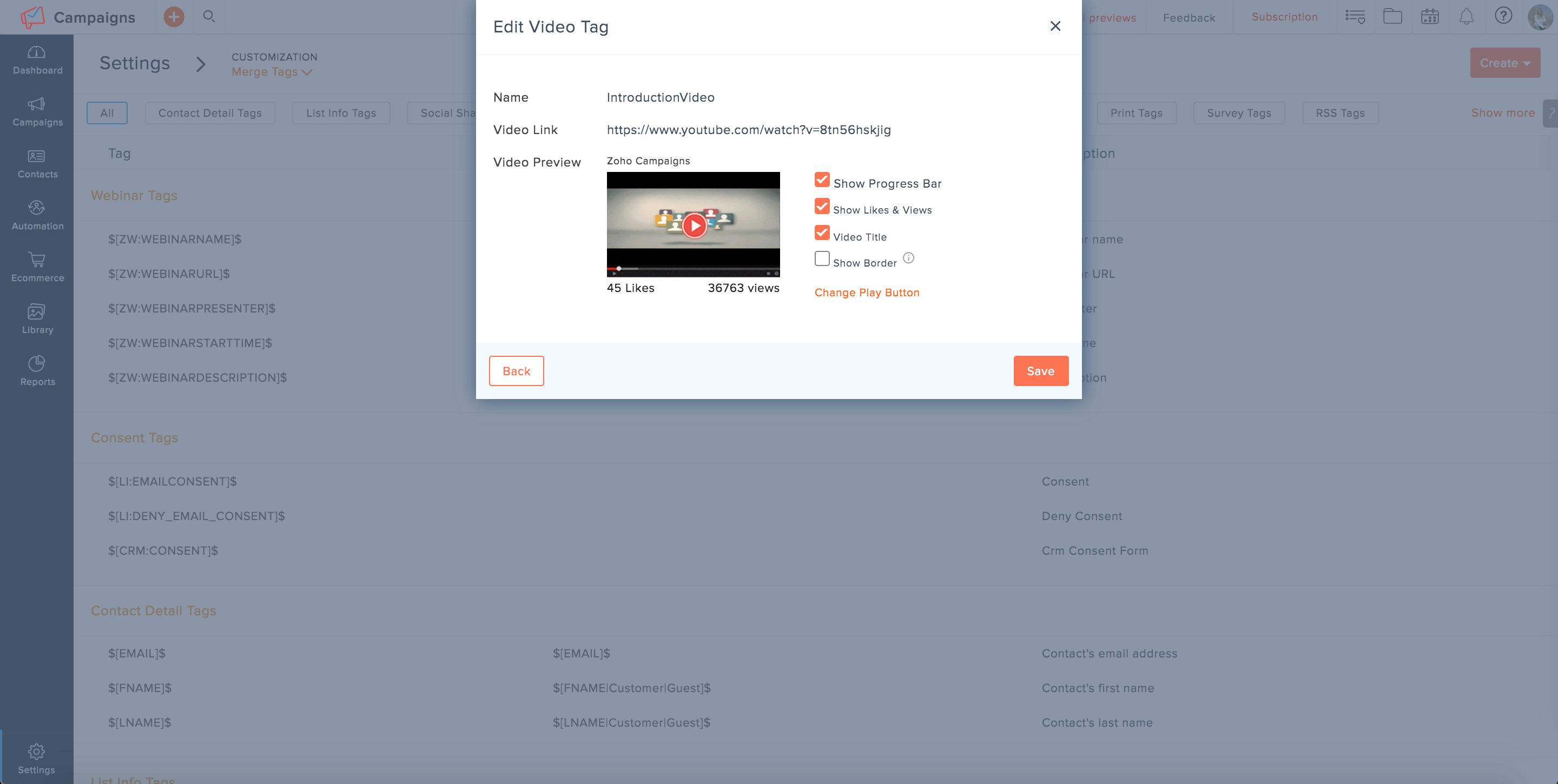 Add videos to your emails