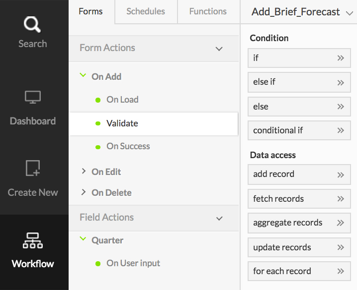 Go with the workflow.