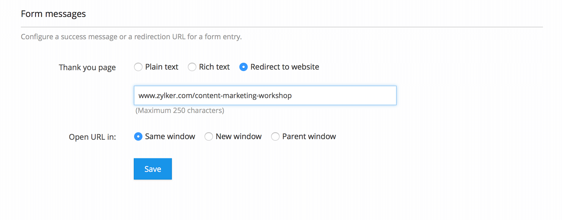 redirect traffic back