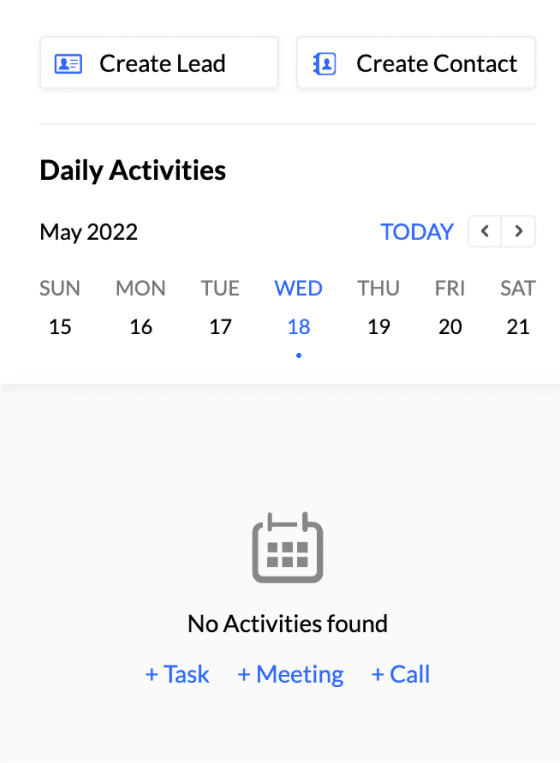 统一的 CRM 视图