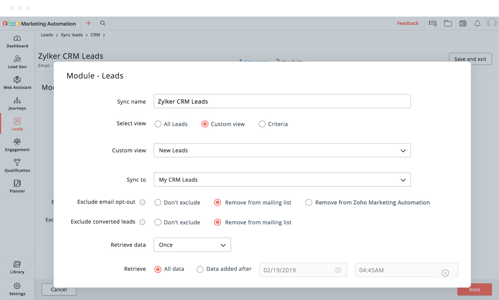 CRM 集成