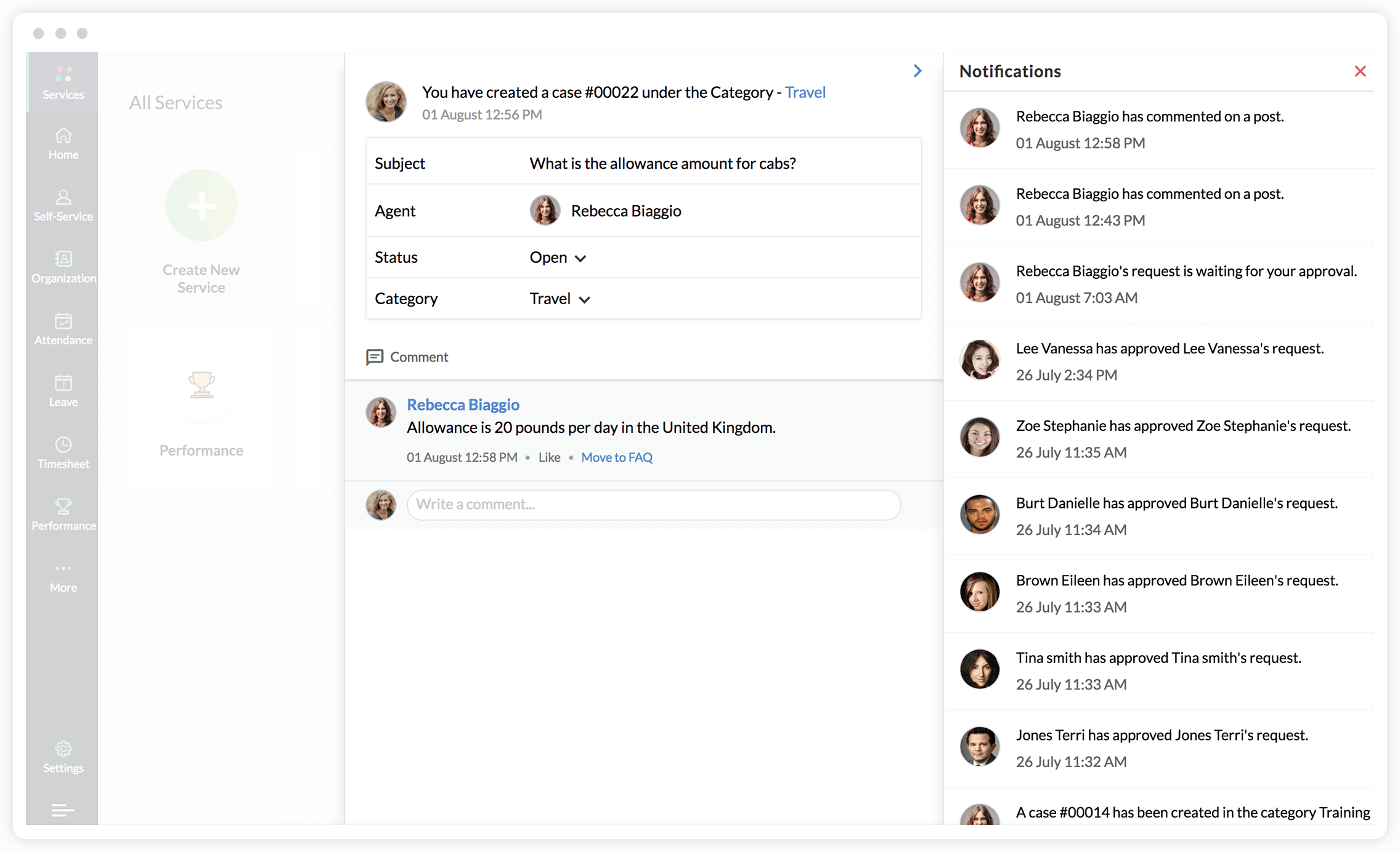Zoho People HR管理系统