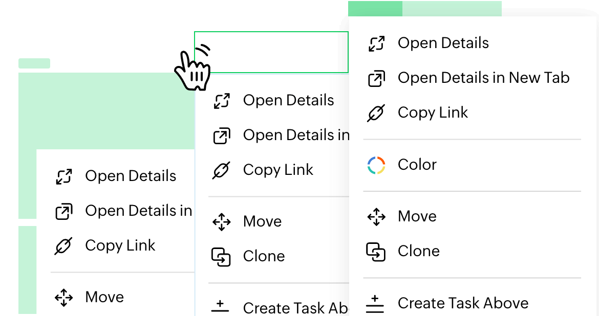 Delivering contextual UI