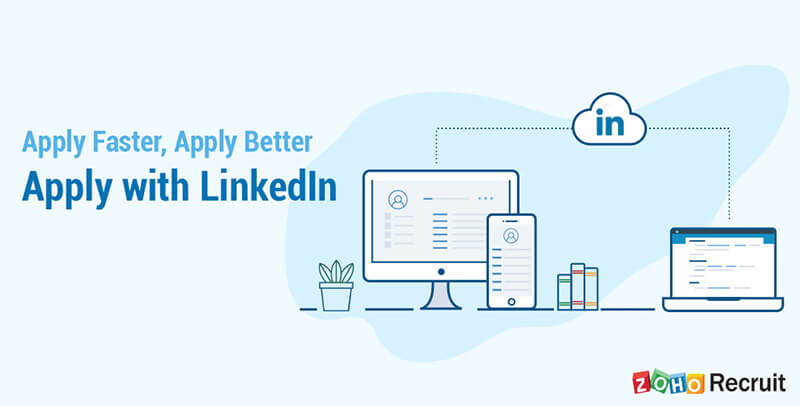 通过linkedin申请 - 云招聘系统