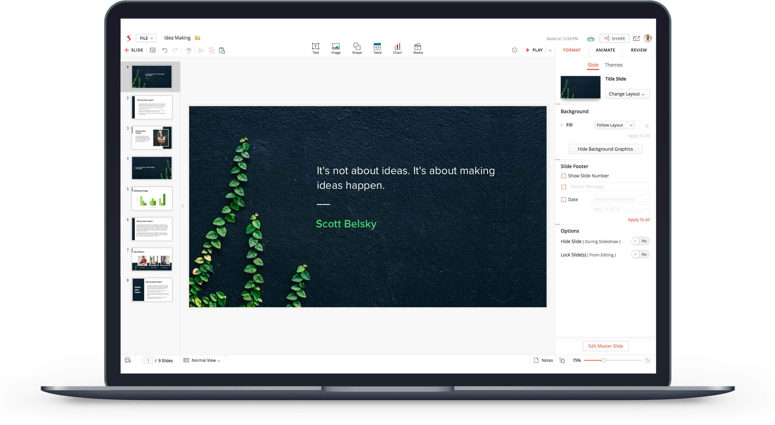 Slides, stories, and ideas to inspire.