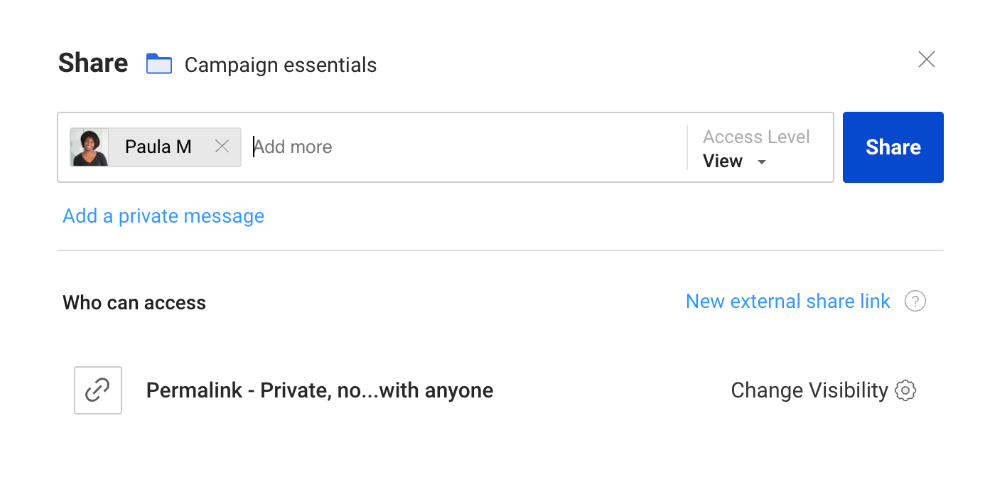 Seamless file sharing