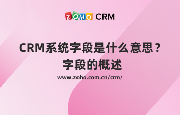 CRM系统字段是什么意思？字段的概述
